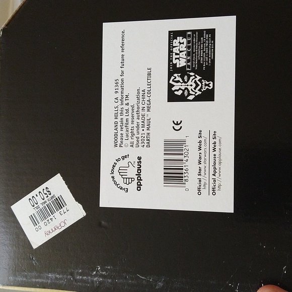 Star Wars EP1 Darth Maul Mega-Collectible 12" Figure Light Up Lightsabers - Picture 8 of 8